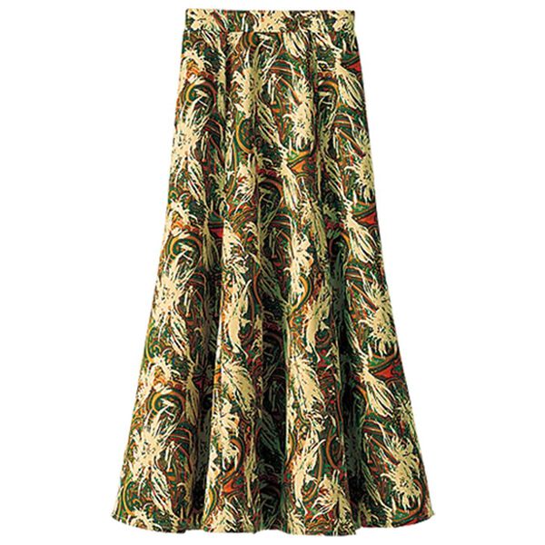 BELLUNA（ベルーナ）の「華やぎプリントフレアースカート（ロングスカート）」｜詳細画像