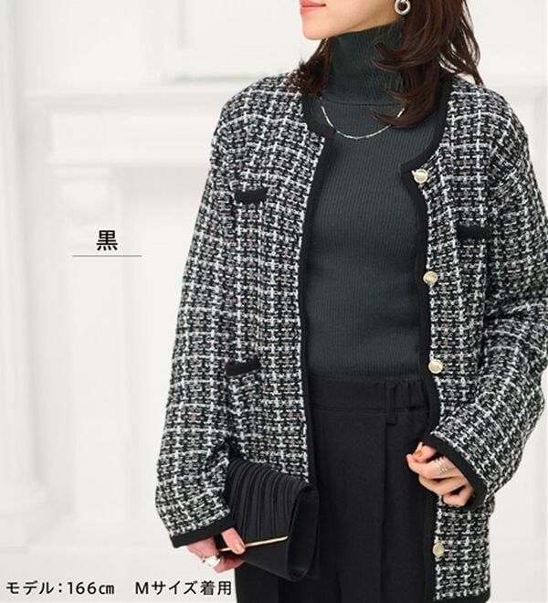 BELLUNA（ベルーナ）の「ハピネスコットン１００％&times;吸湿発熱リブタートルニット＜＆ｃｏｃｏｃｈｉ＞（ニット・セーター）」｜詳細画像