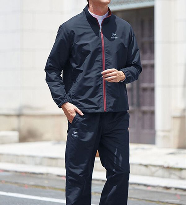 「＜ダンロップ・リファインド＞裏地あったかアクティブスーツ（メンズルームウェア）」｜詳細画像