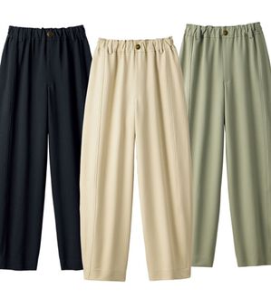 ルフラン（ルフラン）の「【３本組】裾タックコクーンパンツ（フルレングスパンツ）」｜3本組