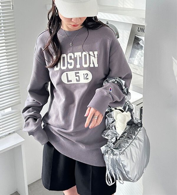 コ*ん様 Champion WHITMAN ロゴ トレーナー Lサイズ　80s champion】ロゴトレーナー - ベルーナ【公式】