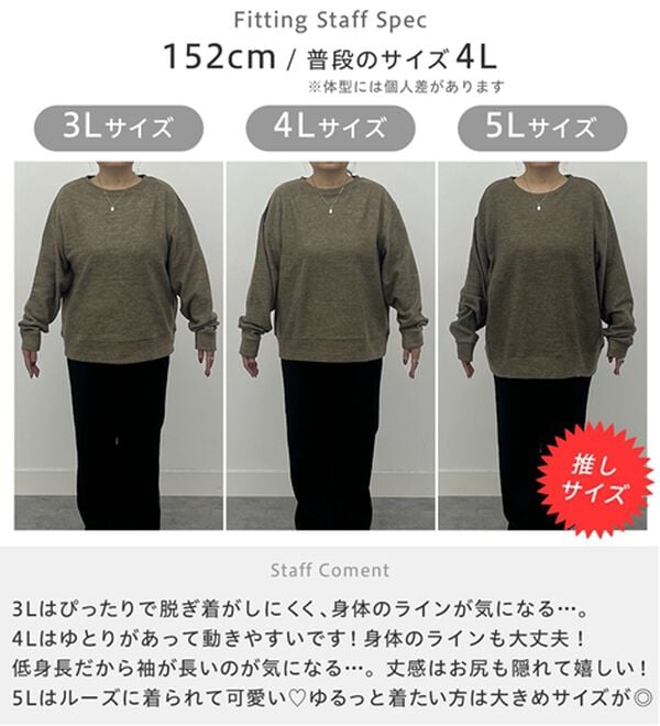 Viola e Viola（ヴィオラ エ ヴィオラ）の「【毎日着たい！】柔らかニットソーシンプルトップス（カットソー）」｜詳細画像