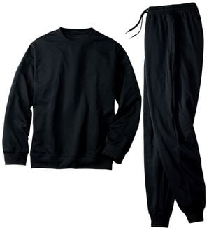 「リカバリーウェア上下セット（メンズルームウェア）」｜ブラック