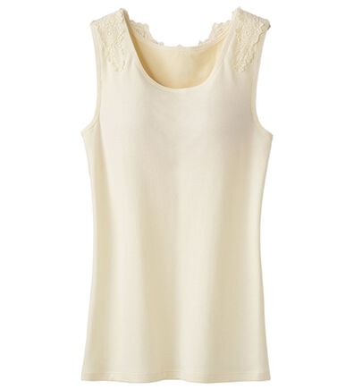 LAVIENNE（ラヴィエンヌ）の「カップ付バックレースタンクトップ（肌着・インナーウェア）」