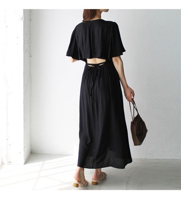 GeeRA（ジーラ）の「バックオープンロングワンピース（ロングワンピース）」｜詳細画像