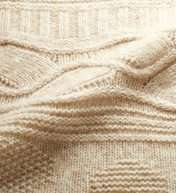 ルフラン（ルフラン）の「ウール１００％！編地デザインニット（ニット・セーター）」｜詳細画像