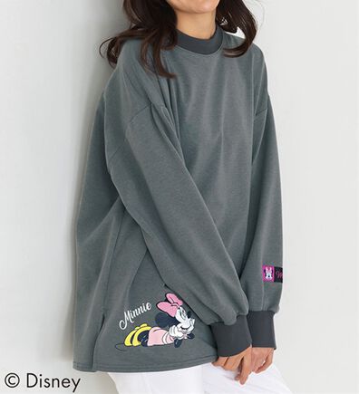 BELLUNA（ベルーナ）の「＜Ｄｉｓｎｅｙ＞リブ配色ゆったりトレーナー（トレーナー・スウェット）」