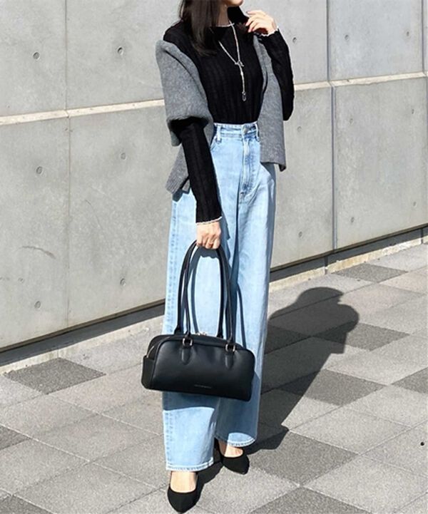 GeeRA（ジーラ）の「表面感配色メローカットソー（カットソー）」｜詳細画像