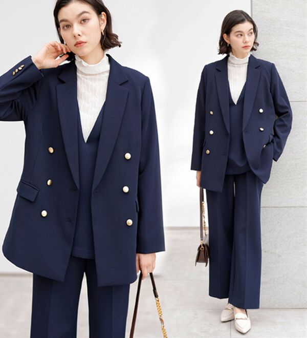 GeeRA（ジーラ）の「【入卒式/セレモニー】着回しベスト＆ジャケットセットスーツ（パンツスーツ）」｜詳細画像