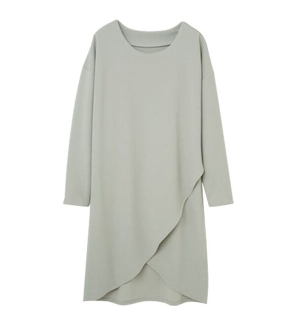 RANAN（ラナン）の「裏起毛！あったかアシメデザインチュニック（チュニック）」｜詳細画像