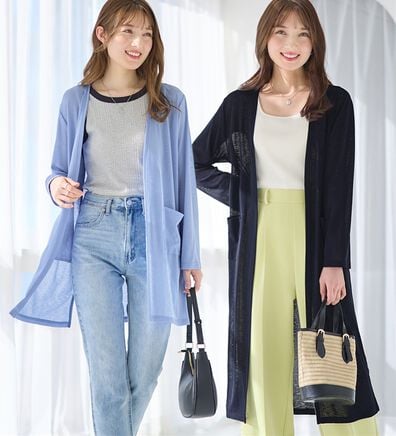 alotta（アロッタ）の「【選べる丈】さらっと軽いサマーカーディガン（その他カーディガン）」