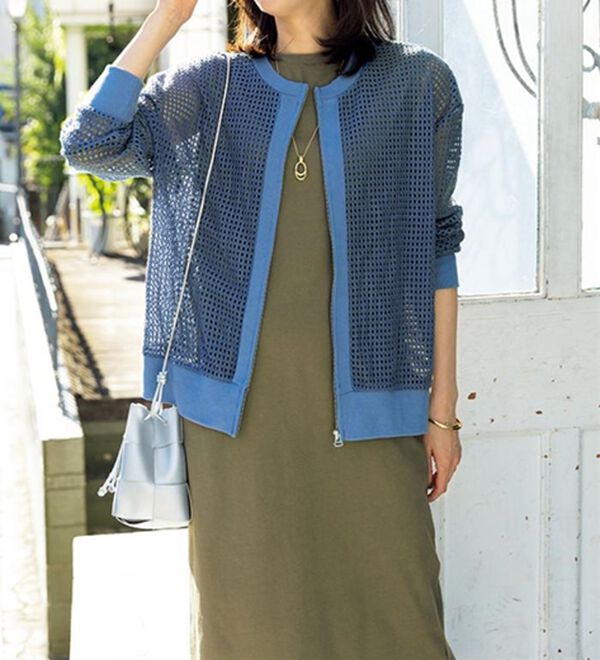 ルフラン（ルフラン）の「風を感じる！メッシュブルゾン（ブルゾン）」｜詳細画像