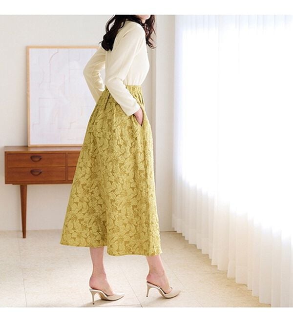 RANAN（ラナン）の「ジャカード素材ドッキングワンピース（ドッキングワンピース）」｜詳細画像