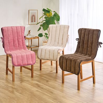 「ＮＥＷボリュームあったかチェアカバー２枚組（チェアカバー・チェアパッド）」