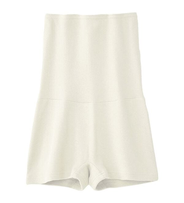 LAVIENNE（ラヴィエンヌ）の「綿100％吸湿発熱あったかインナー　腹巻付パンツ（肌着・インナーウェア）」｜オフホワイト