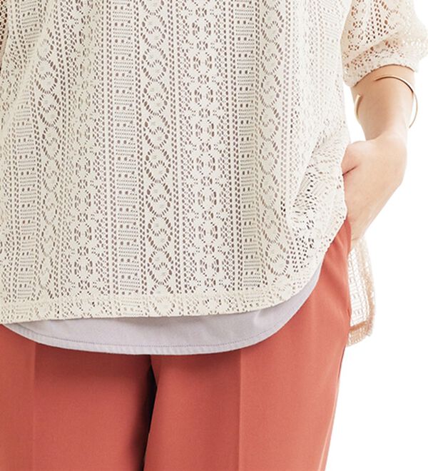 BELLUNA（ベルーナ）の「【店舗・ネット限定】総レースアンサンブル（アンサンブル）」｜詳細画像