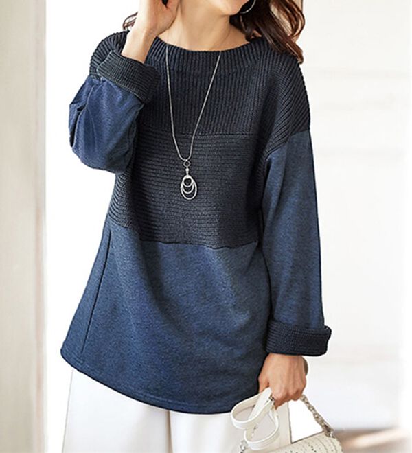 VAINL ARCHIVE バルーン オーバーシルエット リネンニット VAINL ARCHIVE バルーン オーバーシルエット リネンニット