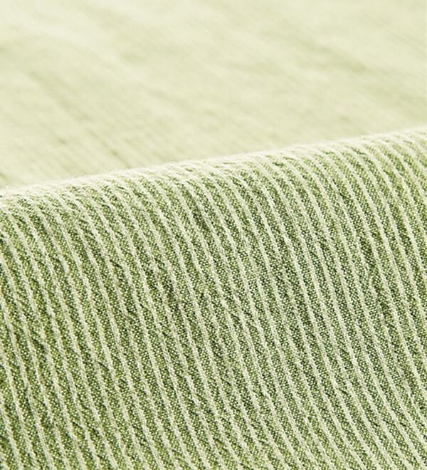 BELLUNA（ベルーナ）の「体型隠してモダンに着こなすストライプ切替コクーンチュニック（チュニックワンピース）」｜詳細画像