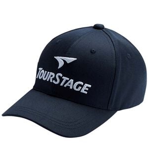 「＜ツアーステージ＞洗える！３Ｄ刺しゅうキャップ（メンズ帽子）」｜ネイビー
