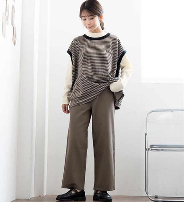 A HAPPY MARILYN（アハッピーマリリン）の「【Ｍ～７Ｌ】美脚＆美尻が叶う！優勝ワイドパンツ（ワイドパンツ・ガウチョ）」｜詳細画像