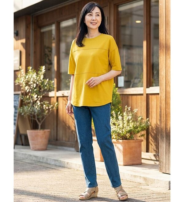 ルフラン（ルフラン）の「【４色組】ひんやり＊キシリトールＴシャツ（Tシャツ）」｜詳細画像