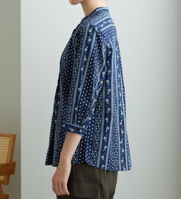 BELLUNA（ベルーナ）の「綿１００％ピンタックデザインブラウス（ブラウス）」｜詳細画像