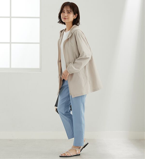 BELLUNA（ベルーナ）の「はっ水加工ドロスト使い軽量パーカー（その他ジャケット）」｜詳細画像