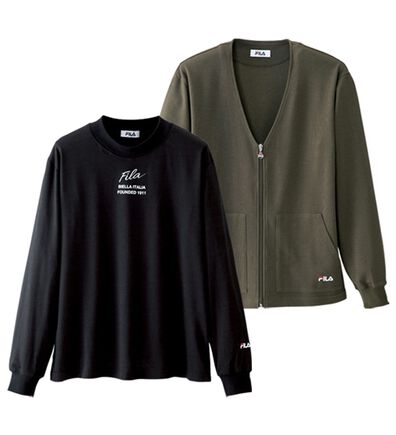 「＜フィラ＞ミラノリブカーデ＆Ｔシャツ（メンズＴシャツ）」