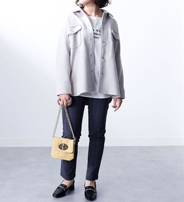 BELLUNA（ベルーナ）の「美脚ストレッチ裏起毛パンツ（フルレングスパンツ）」｜詳細画像