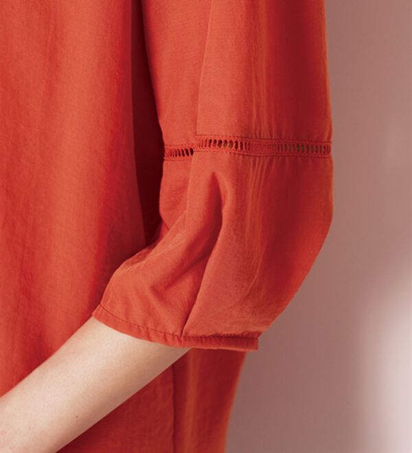 BELLUNA（ベルーナ）の「エアリービンテージ素材レース使いブラウス（ブラウス）」｜詳細画像