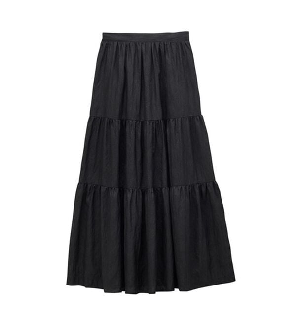 GeeRA（ジーラ）の「ワッシャーボリュームティアードスカート（ロングスカート）」｜詳細画像