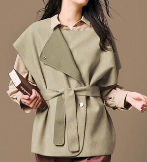 RANAN（ラナン）の「ウールライクライトべスト（ベスト）」｜詳細画像