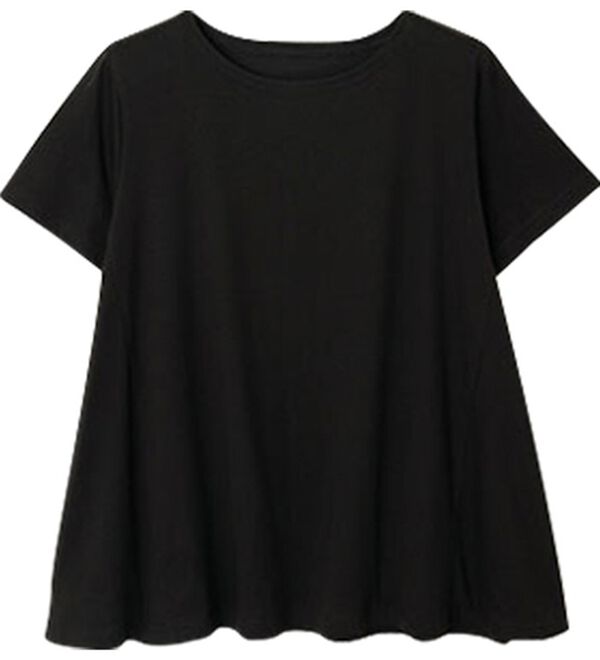 RANAN（ラナン）の「＜ＢＣ＞綿１００％ひんやりフレアーシルエットプルオーバー（カットソー）」｜詳細画像