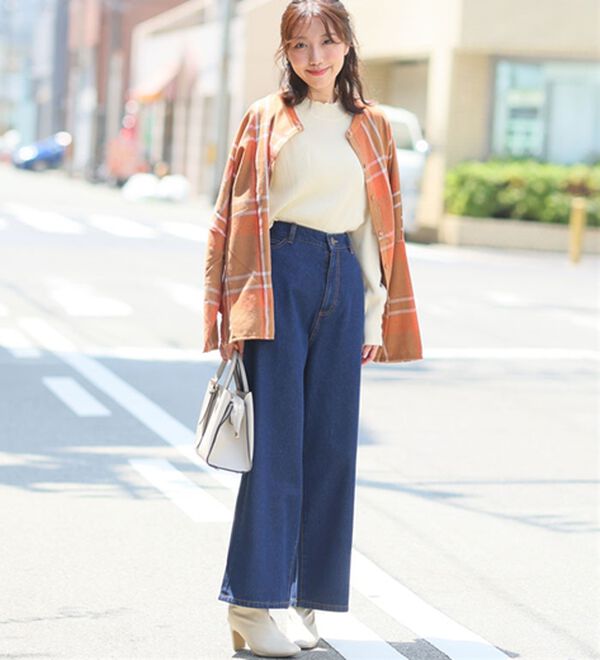 A HAPPY MARILYN（アハッピーマリリン）の「【Ｍ～７Ｌ】美脚＆美尻が叶う！優勝ワイドパンツ（ワイドパンツ・ガウチョ）」｜詳細画像