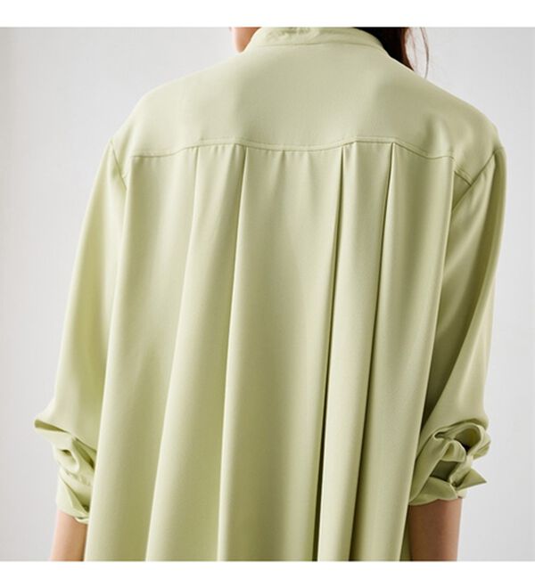RANAN（ラナン）の「タックデザインバンドカラーシャツ（シャツ）」｜詳細画像