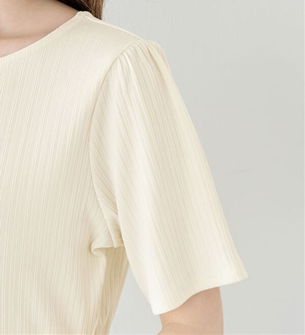 alotta（アロッタ）の「楽キレイ異素材ドッキングワンピース（ドッキングワンピース）」｜詳細画像