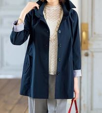 ルフラン（ルフラン）の「スピンドル付　軽やかコート（ハーフコート）」