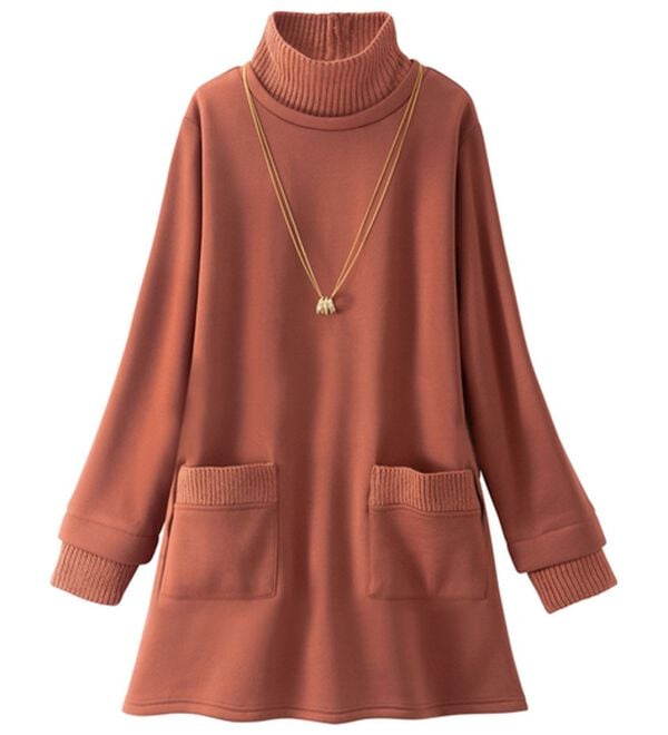 LAVIENNE（ラヴィエンヌ）の「【３色組】レイヤード風技ありプルオーバー（ニット・セーター）」｜詳細画像