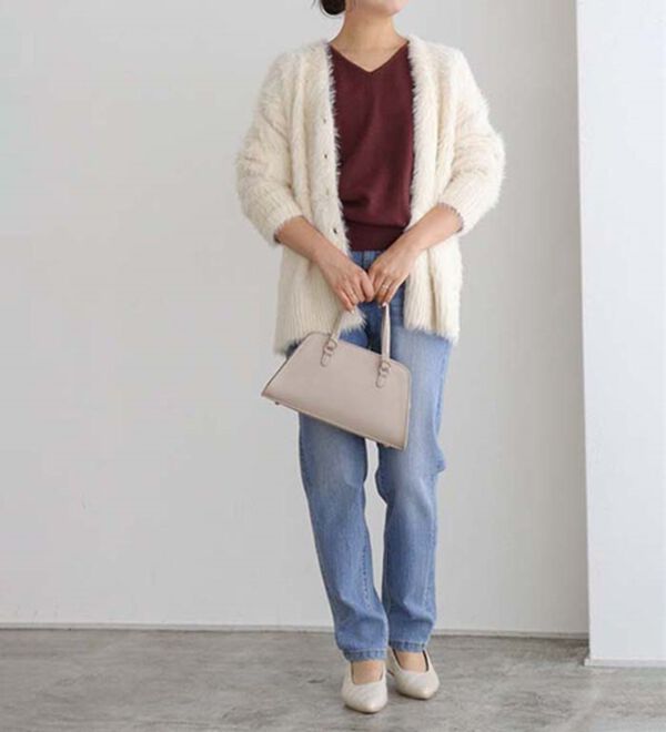 Pierrot（ピエロ）の「【Ｍ～３Ｌ】ストレッチスリムテーパードデニムパンツ（フルレングスパンツ）」｜詳細画像