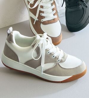 BELLUNA（ベルーナ）の「＜Ｓｏｉｔｔｏ　Ｍｅ＞レースアップスニーカー（スニーカー）」｜グレー