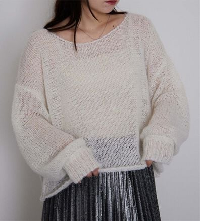 RANAN（ラナン）の「モヘアライクローゲージニット（ニット・セーター）」