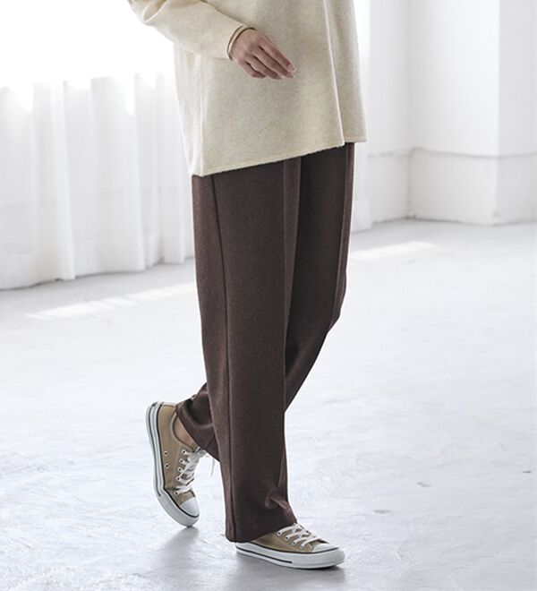 BELLUNA（ベルーナ）の「ビューティフルレングス脚長ワイドパンツ（フルレングスパンツ）」｜詳細画像