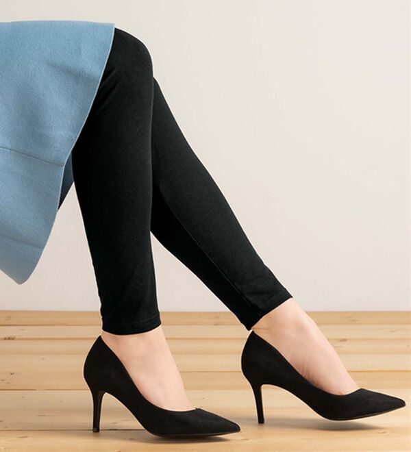 LAVIENNE（ラヴィエンヌ）の「【２色組】綿混の涼やかメッシュレギンス（肌着・インナーウェア）」｜詳細画像