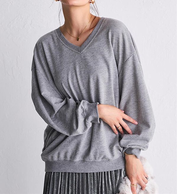 RANAN（ラナン）の「バックギャザーデザインスウェット（カットソー）」｜詳細画像