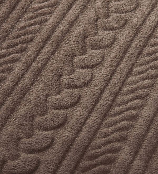 YU'NOW（ユナウ）の「ケーブルニット風フリースルームウェアセット（パジャマ・ルームウェア）」｜詳細画像