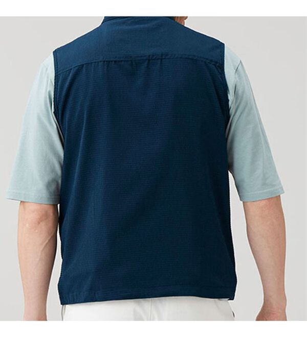 「＜ダンロップ・リファインド＞５０代からの手ぶらでお出かけベスト（メンズベスト）」｜詳細画像