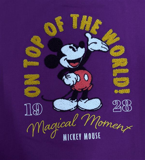 BELLUNA（ベルーナ）の「＜Ｄｉｓｎｅｙ＞【ミッキー】バックサガラ刺しゅうワイドシルエットＴシャツ（Tシャツ）」｜詳細画像