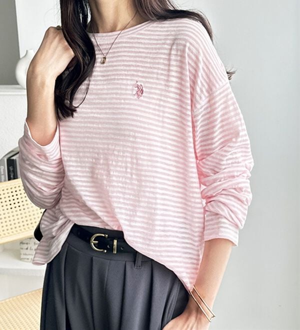 GeeRA（ジーラ）の「【Ｕ．Ｓ．ＰＯＬＯ　ＡＳＳＮ．】スラブシアーロンＴ（Tシャツ）」｜詳細画像