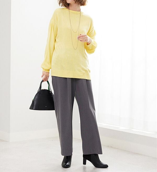 BELLUNA（ベルーナ）の「ふんわりカシミヤタッチニットプルオーバー（ニット・セーター）」｜詳細画像