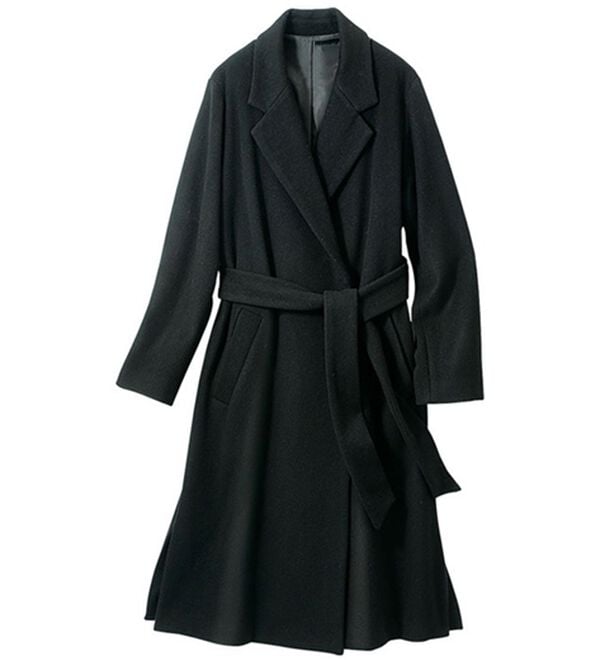 VINNO（ヴィノ）の「＜日本製生地＞ウールロングコート（ロングコート）」｜詳細画像